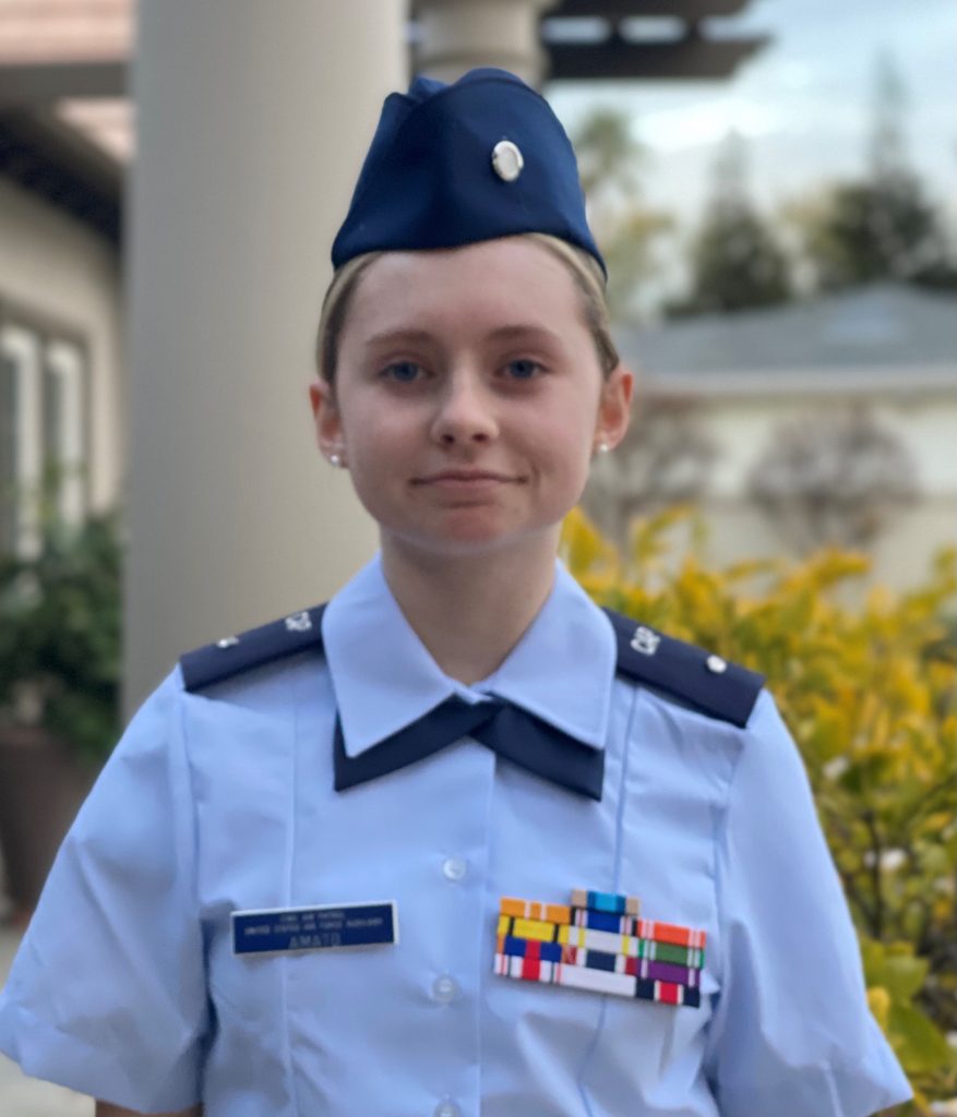 Tracy Civil Air Patrol cadet receives General Billy Mitchell Award